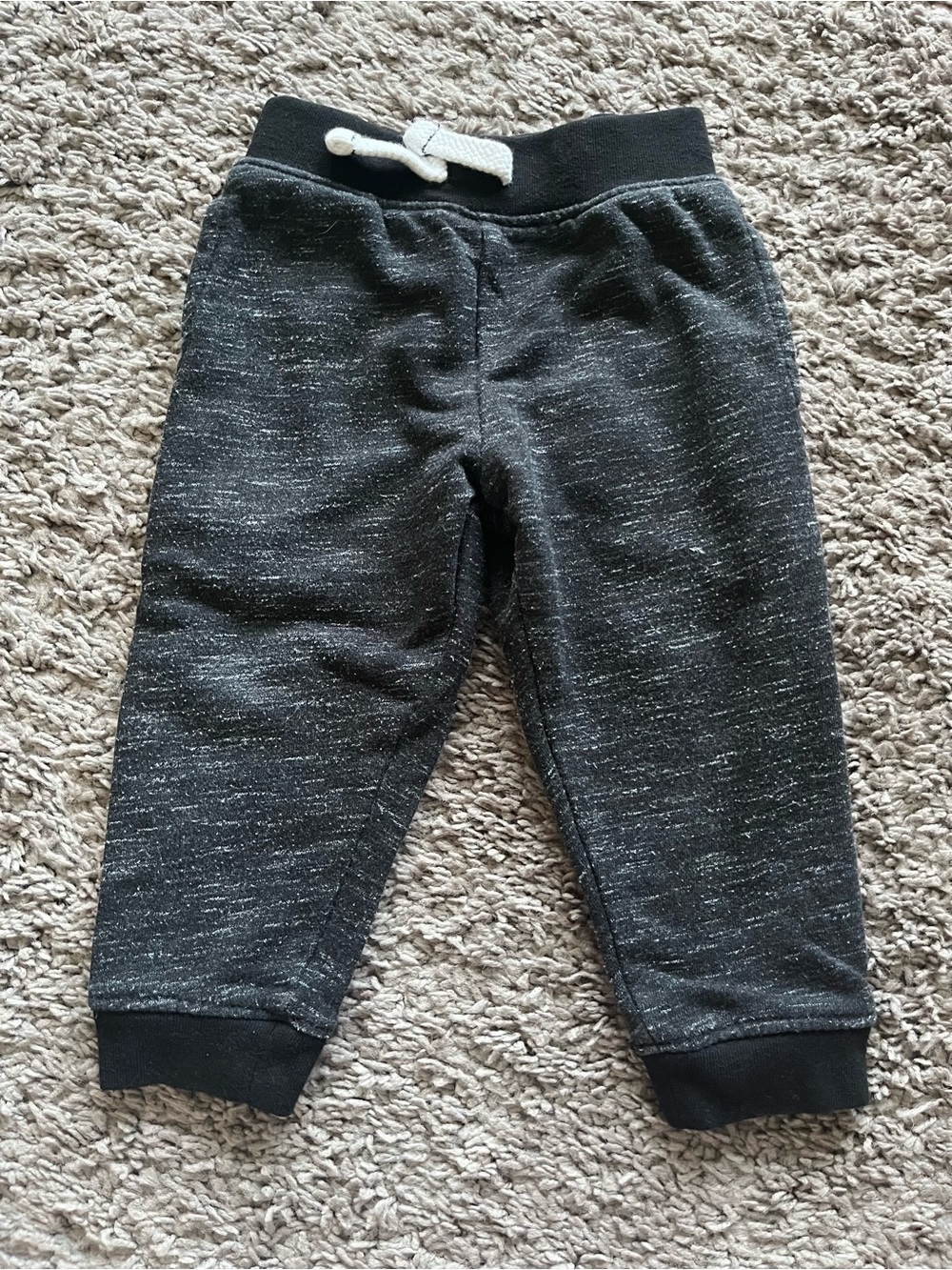 Garanimals Baby Boy Sweatpants - Black & Gray - Size 18 months